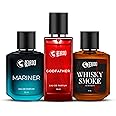 Beardo Mariner, GodFather & Whiskey Smoke Perfume For Men (50Ml X Pack Of 3) | Long Lasting Perfume | Date Night Perfume For Men | Gift for Men | Gift For Friends | Gift for Husband | Gift for boyfriend