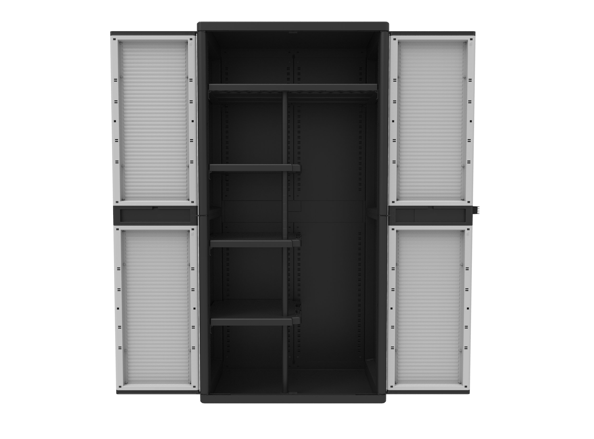 Jumbo Cab 3900 Qblack, Armoire d’Intérieur et d’Extérieur à 2 Portes