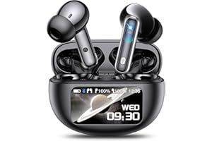 NUPLEA AI Language Translation Earbuds, Bluetooth 5.4 Headphones Translator for 144 Languages & Accents, Wireless Headphones 36 Hours Wireless with 4 ANC Mic, IP7 Waterproof Earphones,Black