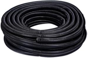 Aquacadabra Corrugated Flexible Pond Hose Garden Tube Hose Pipe Hosing for Pond Fountain Pump: 20mm/0.75" - 2m