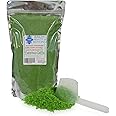 Baking Beauty and Beyond Premium Floss Sugar for Cotton Candy - Cotton Candy Flossing Sugar with Natural Ingredients, Ideal for Christmas and Every Occasion, 400g - Christmas Green Bubblegum Flavour