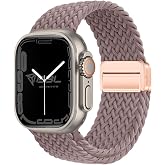 Babilden Apple Watch Series SE/11/10/9/8/7/6/5/4/3 ile Uyumlu Kumaş Kordon 46mm/45mm/44mm, Series 10 42mm/41mm/40mm/38mm