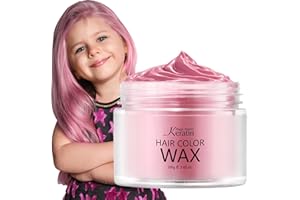Cera di colore dei capelli, colore istantaneo dei capelli Gel Magic Master Keratina lavaggio Temporaneo colore naturale dei capelli Crema, utilizzato per bambini, feste, Halloween (Marshmallow Pink)