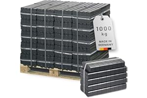 Rekord® Braunkohlebriketts 1.000 kg (40x25 kg Gebinde) auf Palette – Kaminbriketts mit hohem Heizwert & Langer Brenndauer – Qualitäts–Braunkohle für Kamine & Dauerbrandöfen – Gluthalter Briketts