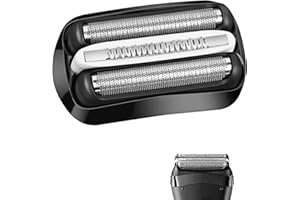 ACWOO Kompatybilny z Braun Series 3 32B wymienna głowica do golarki elektrycznej dla mężczyzn, kompatybilna z maszynkami do golenia Braun S3 dla 300S/301S/310S/3020S/3030S/3040S/3080S/3050CC, czarna