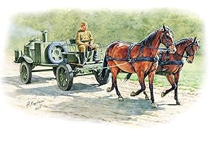 MiniArt Maquette en Plastique à l'échelle 1/35 « Cuisine soviétique avec Chevaux »