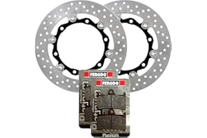 MOTOCAR Kit complet composé de plaquettes de frein Ferodo et de disques de frein RMS, pour frein avant Yamaha XP T-Max 500