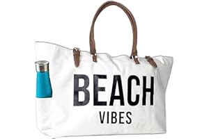 Keho Waterproof Beach Bag with Pockets For Women (Sandproof)