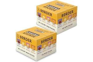 DTTRA Border Biscuits | 48 Packs | Mini Multipack Biscuit Box | 4 Varieties | 2 Boxes