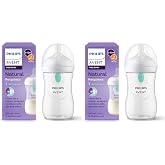 Philips Avent Natural Response Baby Bottle, 260 ml with AirFree System, BPA-Free, for Newborns from 1 Month (Model SCY673/01)