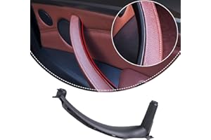 LIMBQS Poignée de porte intérieure droite noire pour BMW X5 X6, poignée de support d'accoudoir de porte de voiture pour BMW E70 E71 E72 (2008-2014)