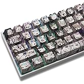 GMKWTL PBT Anime Keycaps 108 Tuşlar, XVX Japon &Ouml;zel Arkadan Aydınlatmalı 61/87/104/108 Cherry Gateron MX Anahtarları Mekanik 