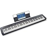 Pianoforte Digitale Yamaha P-145 + Supporto Rockjam - Tastiera 88 Tasti Pesati, Portatile, Per Principianti - Foto 5