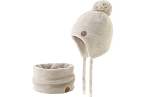 Monimo Wintermütze Kinder Warm Earflap Mädchen & Jungen Wintermütze Beanie