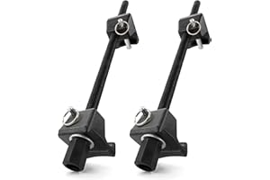 HASKYY Kit de tendeurs de jambe de force universels 380 mm Envergure avec broches de sécurité pour voiture Abaissement des amortisseurs de montage Tuning