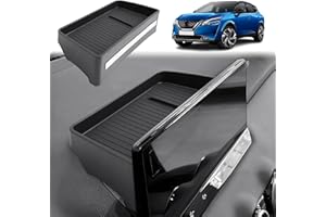 GAFAT Compatibile con Nissan Qashqai J12 e-Power 2021-2025 2026 Scatola Portaoggetti per Console Centrale, Organizer Dietro lo Schermo per 12,3 Pollici Nisan Connect, Accessori Qashqai J12