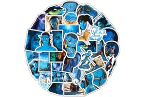 BIMANI 50Pcs Avatar Pegatinas, Película Americana de Ciencia Ficción Pegatinas Packs para Portátil Tazas Monopatines Bicicletas Maletas Guitarras