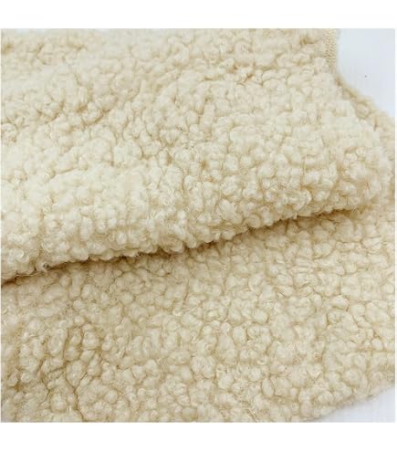 Tessuto In Finta Pelliccia Sherpa Fleece - BEIGE