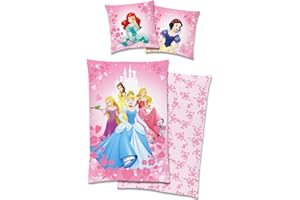 Wild South Shop - Disney Home Princess Princess Ropa de cama 80 x 80 + 135 x 200 cm 100% algodón