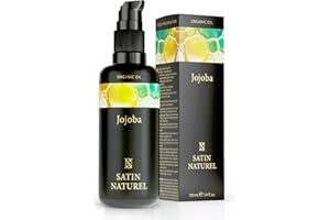 ‎SATINNATUREL Satin Naturel Bio Jojobaöl 100ml – 100% Rein & Kaltgepresst – Gesichtsöl & Körperöl für Haut, Haare & Nägel – Vegane Naturpflege mit Anti-Aging-Effekt & Feuchtigkeit