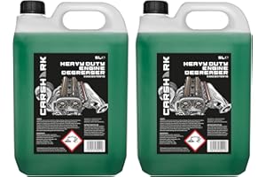 CARSHARK Engine Degreaser 2 x 5 litre Concentrate, Heavy Duty Formula, Use on All Engines