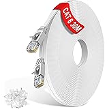 TBMax Long Ethernet Cable 30m 100ft Cat6 Flat Lan Cable RJ45 High Speed 1000 Mbit/s Network Cable, UTP Internet Patch Cable C
