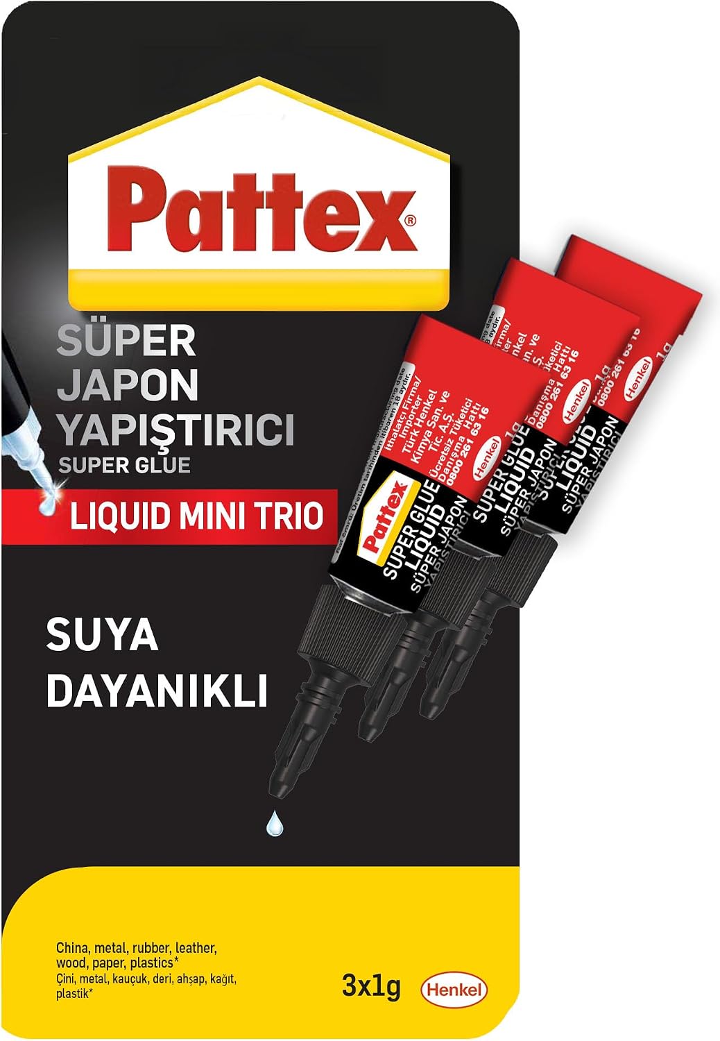 Pattex Süper Yapıştırıcı Mini Trio