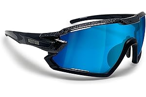 Bertoni Occhiali Ciclismo Running MTB Sci Padel Tennis Sport Polarizzati Fotocromatici MOD. Quasar