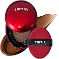 TIRTIR Mask Fit Red Cushion Foundation, Full coverage, Skin fit, Satin Glow Finish, Korean Cushion Foundation #47N EBONY, 4.5g