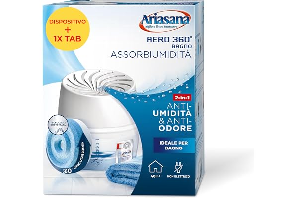 Ariasana Aero 360° Bagno Kit Assorbiumidità