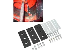 Sustvita Snow Blower Impeller Modification Kit, 3/8 tum rostfritt stålblad för 2 -stegsmaskiner, inkluderar installationsmaskinvara och utloppskomponenter för alla förhållanden