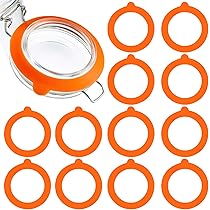12 stuks reserverubberen afdichtingen van siliconen, 95 x 73 mm