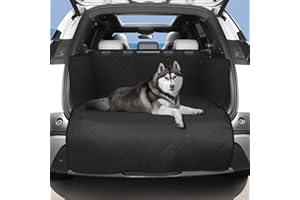 DOBIGER Housse de Coffre Imperméable pour Chien - Tapis de Protection Antidérapant 4 Couches - Ajustement pour la Plupart des SUV, Berlines et Breaks