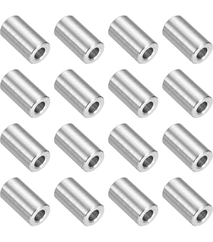 Wandbreite Distanzhülse Abstandshalter Set - 4x Distanzhülsen aus Edelstahl (Madenschraube Wandbreite Distanzhülse Abstandshalter Set - 4x Distanzhülsen aus Edelstahl (Madenschraube