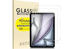 XunyLyee 2 Pièces, Verre Trempé pour iPad Air 11 Pouces 2025 M3/ iPad Air 11 Pouces 2024 M2 Protection Écran Glass