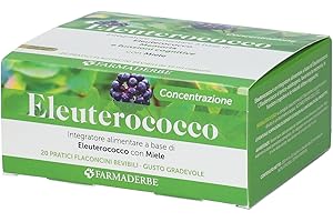 Farmaderbe Fiale Eleuterococco 20 Fiale Da 10 Millilitri