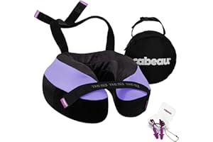 ‎CABEAU Cabeau Evolution TNE S3 Reisekissen - Nackenkissen für unterwegs - Memory-Foam-Flugzeugkissen - Nackenkissen mit Befestigungsriemen - Unterstützung für Reisen, Zuhause, Büro und Gaming (Paris)