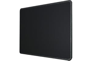 Silent Monsters Alfombrilla de ratón Ordenador 360 x 250 mm Mouse Pad Tela Negro, Antideslizante y silenciosa, para Gaming, Oficina, Home Office, Lavable, Enrollable, Cosida