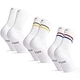 Performance Crew Tennis Socks for Men & Women 3 Pack