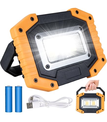 Luz De Trabajo Led Portátil Lámpara Led Recargable Usb 5 Mod | Meses Sin Interés