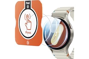 LK 3 Pièces Verre Trempé pour Samsung Galaxy Watch 7/6 40mm - Protection Écran protection d'écran Installation facile - Anti-rayures - Sans bulles - 9H - Pour Galaxy Watch 7/6 40mm