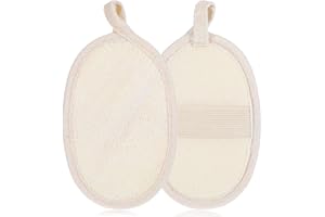 Mabor Luffa Schwamm, 2 Stück Naturschwamm,Duschschwamm Körper, Peeling Schwamm, Exfoliating Sponge, Loofah Badeschwämme für Damen & Herren