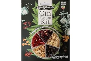 DRINK BOTANICALS IRELAND Drink Botanicals Gin Making Kit for Beginners - Mini Gin Botanicals Infusion Kit | Make 100 Styles of Flavoured Gins at Home with 5 Flavourful Botanicals for Gin and Tonic | 70 Grams (20-25 Gins)