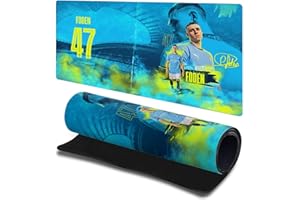 Head Case Designs Officially Licensed Manchester City Man City FC Foden Crest Kits & Players Gaming Office Desk PC Keyboard Mouse Mat Pad 23.62 x 11.81 x 0.12 inches (600 x 300 mm) - L