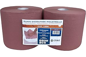 FASHION MANUFACTURER Bobine chamois 2plis collés - lot de 2