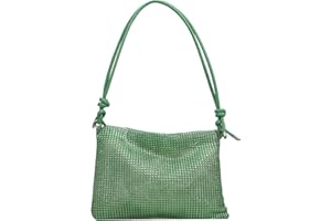 ZYEKIU Damen Glitzer Tasche, Verstellbarer Schultergurt Elegante Tasche Damen, Abendtasche Damen Hohe Kapazität Mit Reißverschluss, für Hochzeit Party Bankett Feiertage