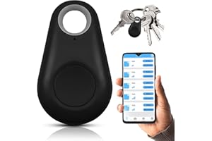 Generise ‘Found It!’ Compact Bluetooth GPS Tracker Tag – Anti-Loss Locator with App, Alarm, Camera Control & Map Positioning – Compatible with iOS/Android – CR2032 Battery – 6-Month Standby