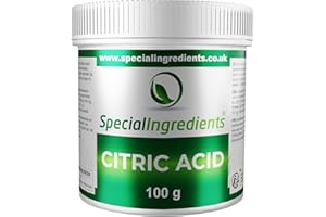 Special Ingredients Acido Citrico 100 gr qualità premium - adatto a vegani e vegetariani, senza OGM, senza Glutine - Confezione riciclabile