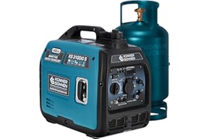 K&S KÖNNER&SÖHNEN Könner & Söhnen Groupe électrogène à essence KS 3100iG S Groupe d'alimentation de secours 3100 W, Schuko 230 V, 2 ports USB, indicateur LED, mode éco,générateur d'énergie EURO V