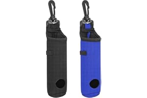 JEXOWIQ Paquete de 2 Bolsas de Limpieza para Pelotas de Golf,Bolsa portátil para Pelotas de Golf,Idea de Regalo Perfecta para Golfistas - Bolsa de Almacenamiento para 3 Pelotas de Golf,3 Tees